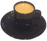 Eine Tasse Espresso